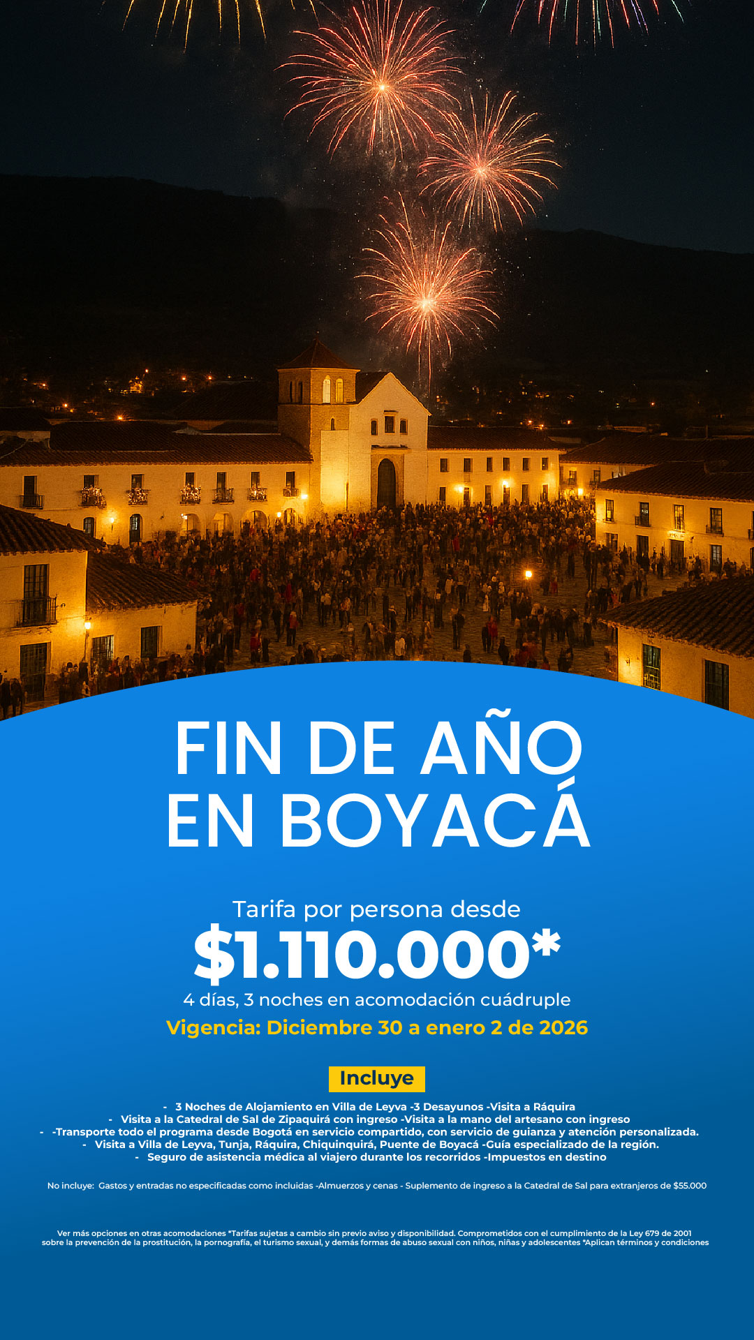 Fin de año en Boyacá